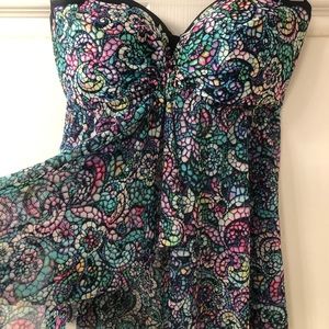 Profile by Gottex fly away tankini top, size 12
